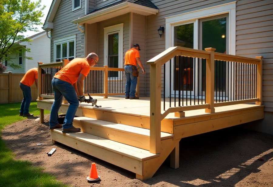 Transform Your Outdoor Space with a Stunning Custom Deck